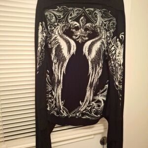 Elegant Black and Silver Shirt From The Buckel